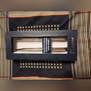 Pissaro executive pen & pencil set solid brass construction